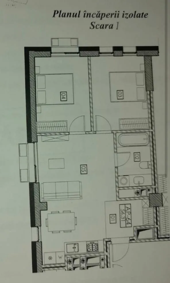 Кишинев  Рышкановка бл. Ренаштерий Национале 4